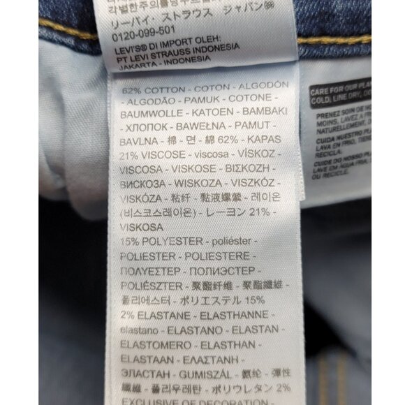 NWT Levi's 711 Mid-Rise Skinny Jeans 20W - Picture 6 of 11